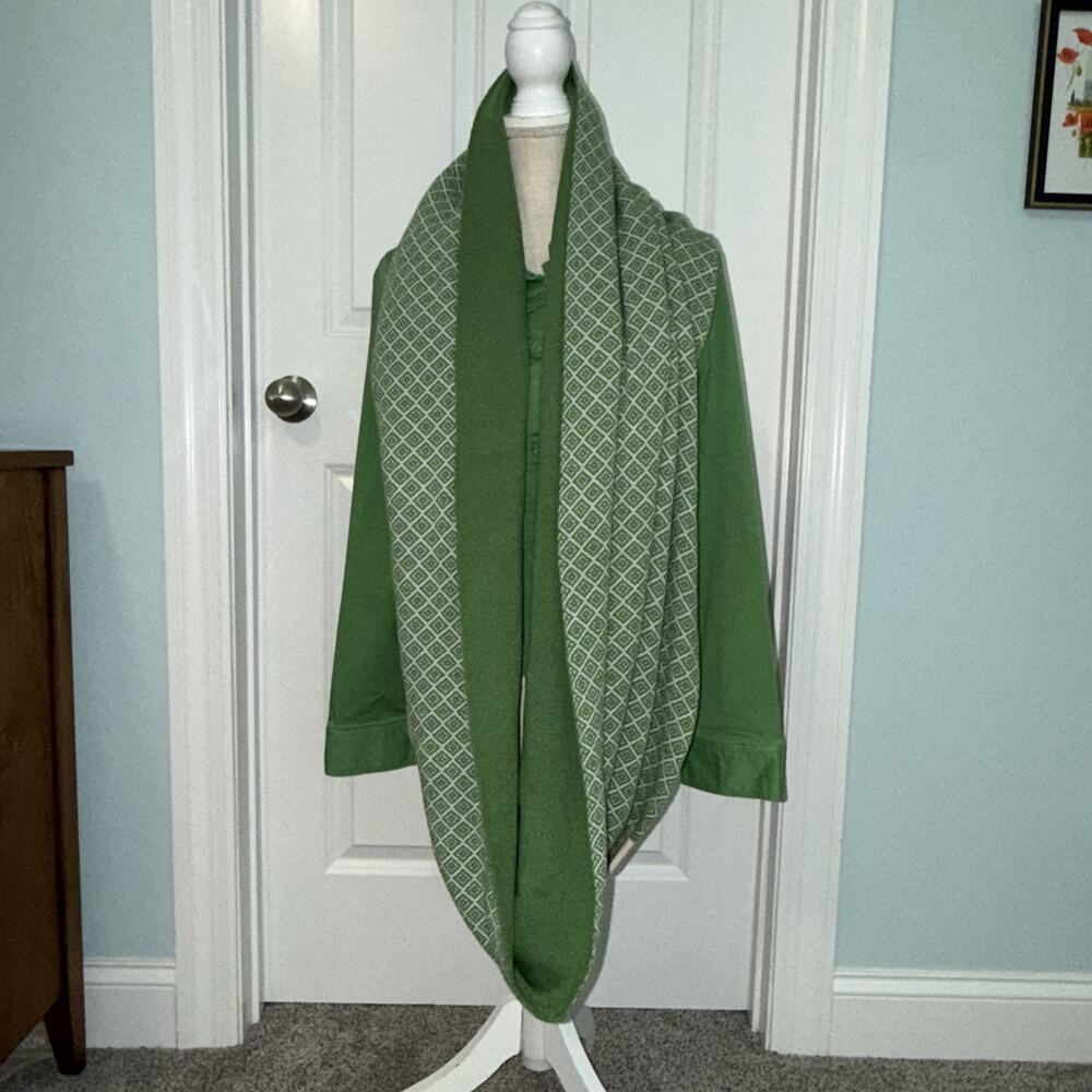 Patron Tequila Knit Winter Infinity Scarf Green Liquor Alcohol Bar Merchandise